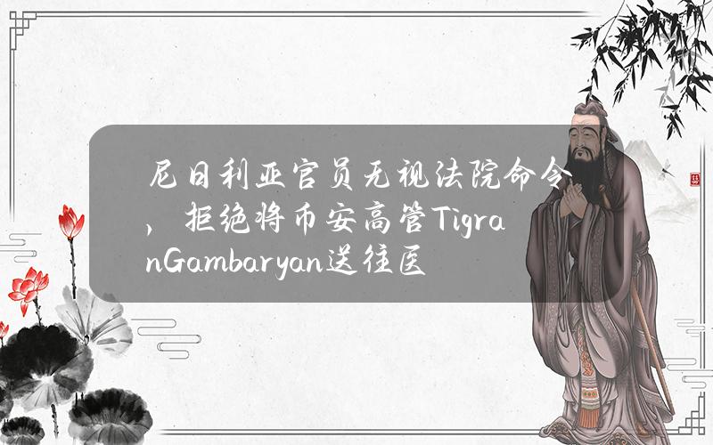 尼日利亚官员无视法院命令，拒绝将币安高管TigranGambaryan送往医院治疗疟疾