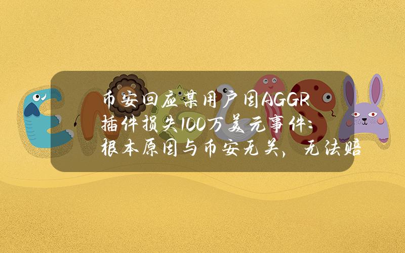 币安回应某用户因AGGR插件损失100万美元事件：根本原因与币安无关，无法赔偿