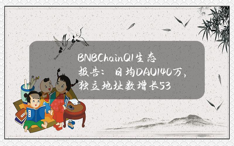 BNBChainQ1生态报告：日均DAU140万，独立地址数增长5.3%