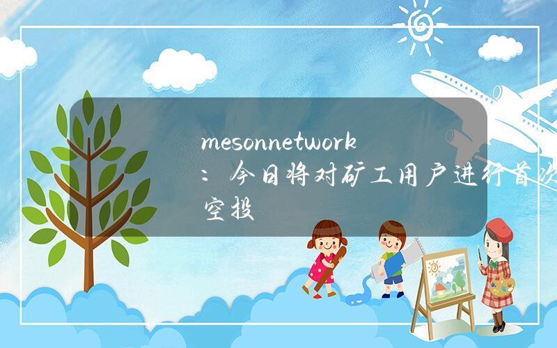 meson.network：今日将对矿工用户进行首次空投